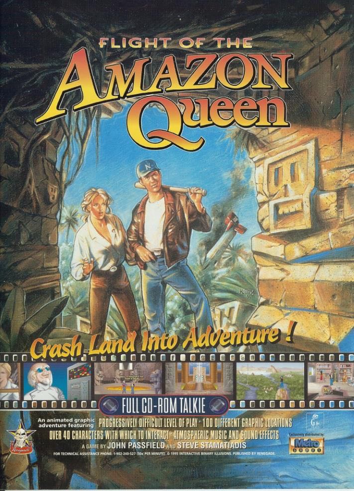 Flight Of The Amazon Queen - CD Projekt GOG (Interactive Binary Illusions - 1) video game collectible - Main Image 1
