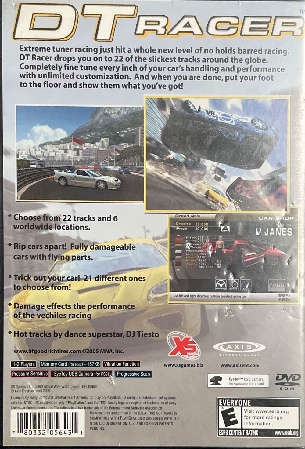 DT Racer - Sony PlayStation 2 (PS2) (XS Games - 1-2) video game collectible [Barcode 780332056431] - Main Image 4