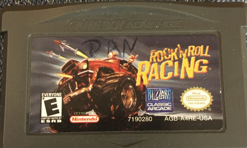 Rock’n Roll Racing - Nintendo Game Boy Advance (GBA) video game collectible - Main Image 1