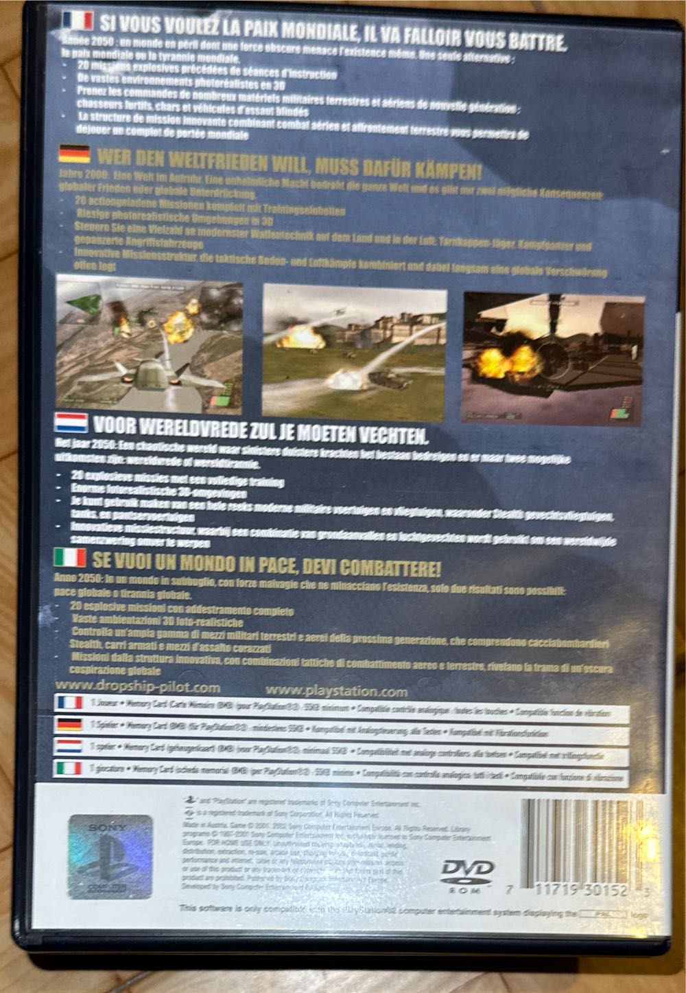 Dropship United Peace Force - Sony PlayStation 2 (PS2) (1) video game collectible [Barcode 711719301523] - Main Image 2