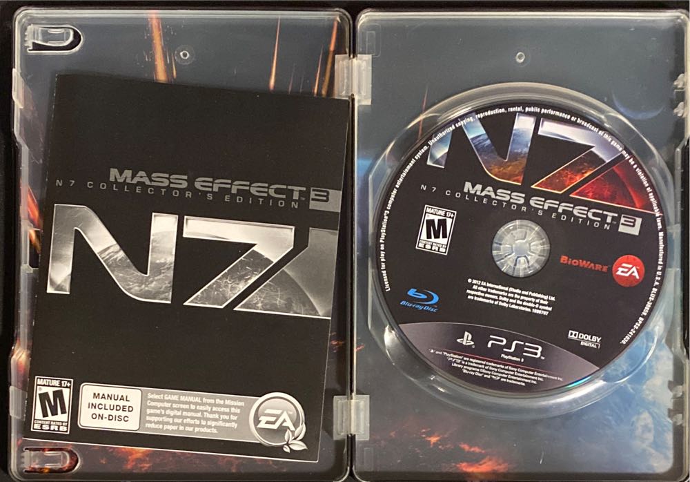 Mass Effect 3: N7 Collector’s Edition - Sony PlayStation 3 (PS3) (Electronic Arts/EA Games - 4) video game collectible [Barcode 014633169577] - Main Image 3
