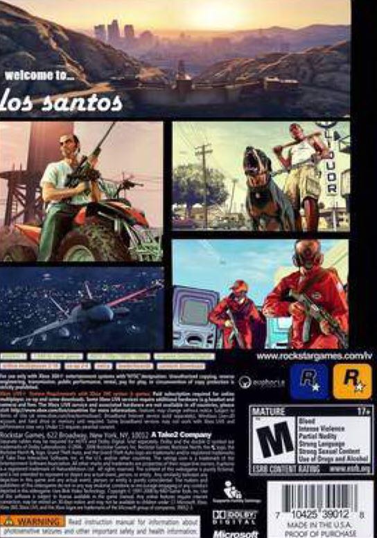 Grand Theft Auto V - PC (Rockstar - 1) video game collectible [Barcode 5026555063968] - Main Image 2