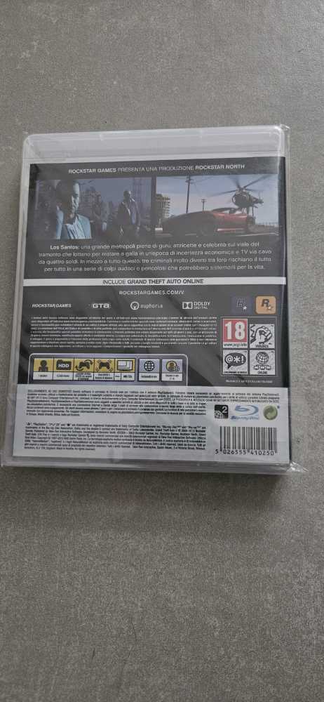 Grand Theft Auto V - Sony PlayStation 3 (PS3) (Rockstar Games - 1) video game collectible [Barcode 5026555410250] - Main Image 2