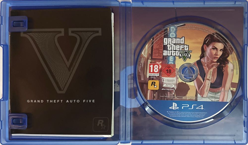 Grand Theft Auto V - Sony PlayStation 4 (PS4) (Rockstar Games - 1) video game collectible [Barcode 5026555416986] - Main Image 3
