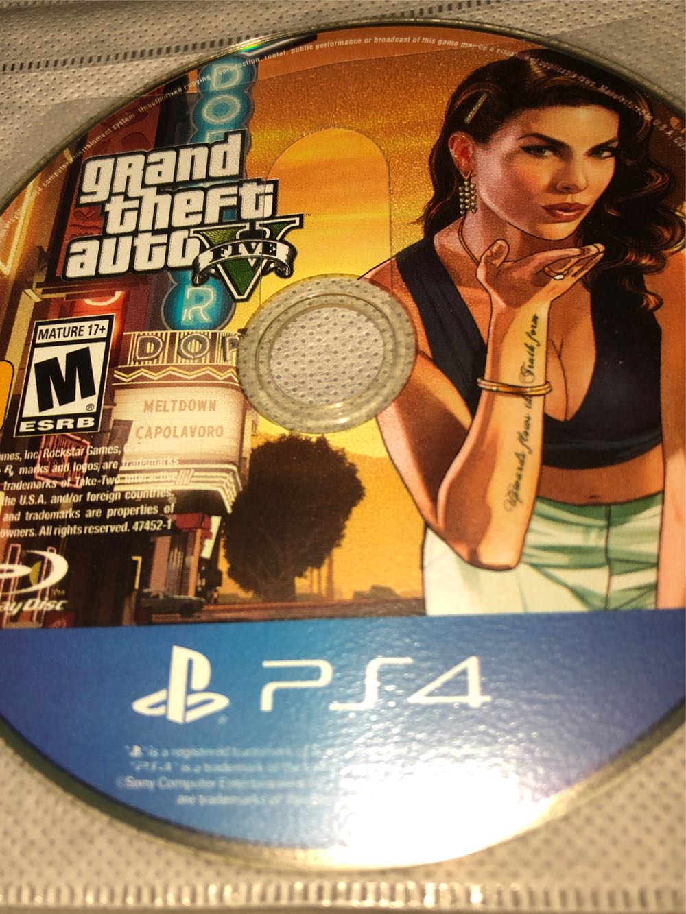 Grand Theft Auto V - Sony PlayStation 4 (PS4) (Rockstar Games, Inc. - 1) video game collectible [Barcode 5026555417105] - Main Image 4