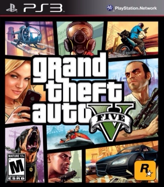 Grand Theft Auto V - Sony PlayStation 3 (PS3) (Rockstar Games - 1) video game collectible [Barcode 710425471254] - Main Image 1