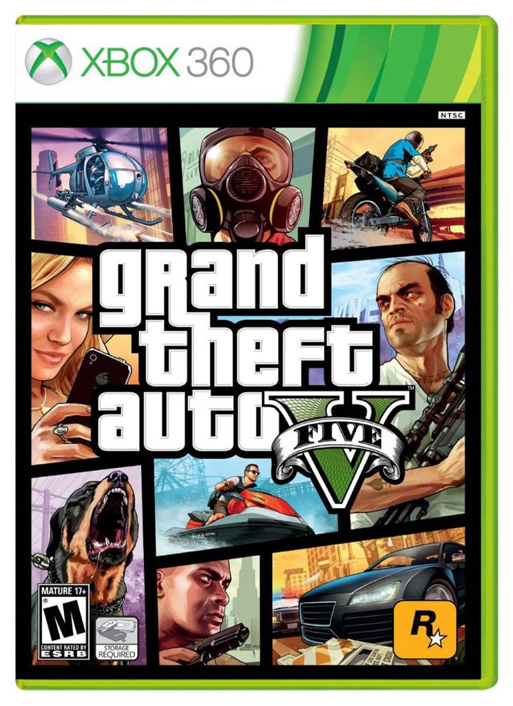 Grand Theft Auto V - Microsoft Xbox 360 (Rockstar Games - 1) video game collectible - Main Image 2