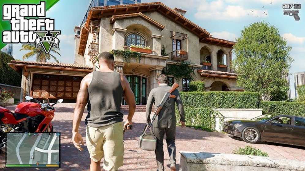 Grand Theft Auto V Remastered - Microsoft Xbox X / S (Rockstar Games - 1) video game collectible - Main Image 2