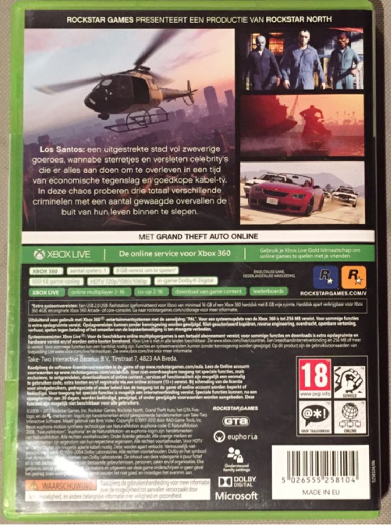 Grand Theft Auto V - Microsoft Xbox 360 video game collectible - Main Image 2