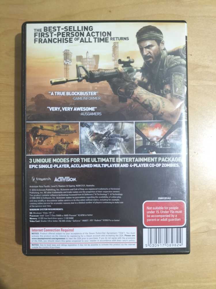 Call of Duty: Black Ops - PC (Activision Blizzard - 1) video game collectible [Barcode 5030917089824] - Main Image 2