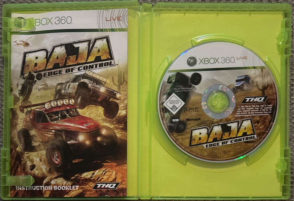 Baja - Edge Of Control - Microsoft Xbox 360 (THQ) video game collectible [Barcode 4005209111485] - Main Image 3