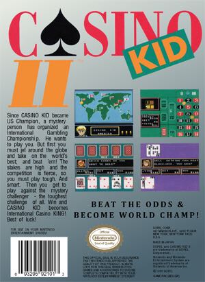 Casino Kid 2 - Nintendo Entertainment System (NES) (SOFEL) video game collectible - Main Image 2