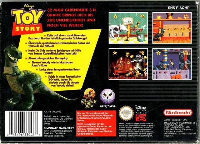Disney’s Toy Story - Nintendo Super Nintendo Entertainment System (SNES) video game collectible - Main Image 2