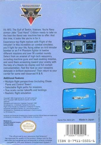 Flight Of The Intruder - Nintendo Entertainment System (NES) video game collectible - Main Image 2