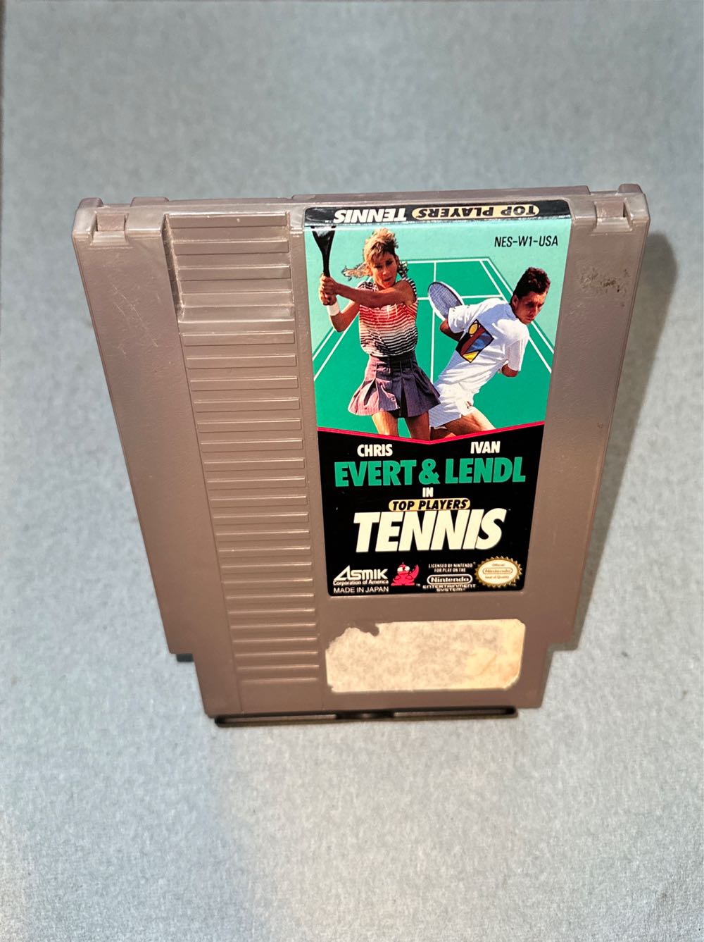 Top Players Tennis - Nintendo Entertainment System (NES) video game collectible - Main Image 3