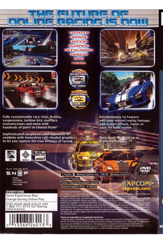 Auto Modelista - Sony PlayStation 2 (PS2) (Capcom - 2) video game collectible - Main Image 2