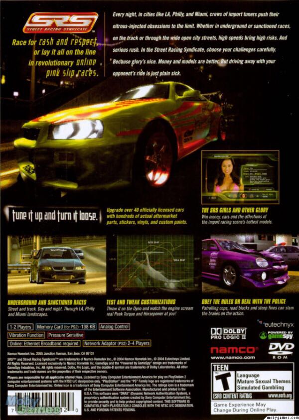 SRS: Street Racing Syndicate - PC video game collectible - Main Image 2