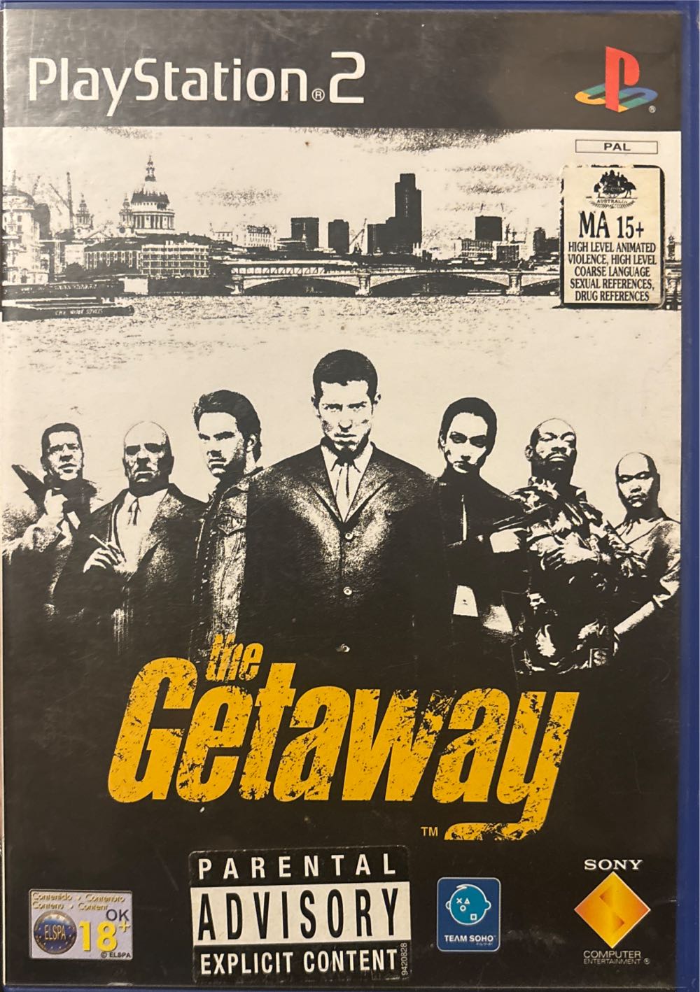 The Getaway - Sony PlayStation 2 (PS2) (Sony Computer Entertainment - 1) video game collectible [Barcode 711719432524] - Main Image 3