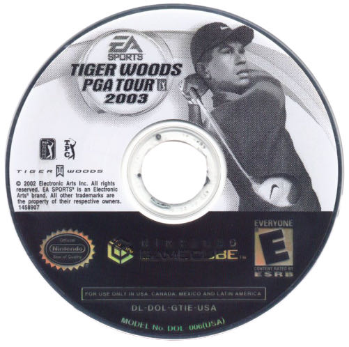 Tiger Woods PGA Tour 2003 - Nintendo GameCube (Electronic Art/ EA Sports - 4) video game collectible [Barcode 014633145892] - Main Image 3