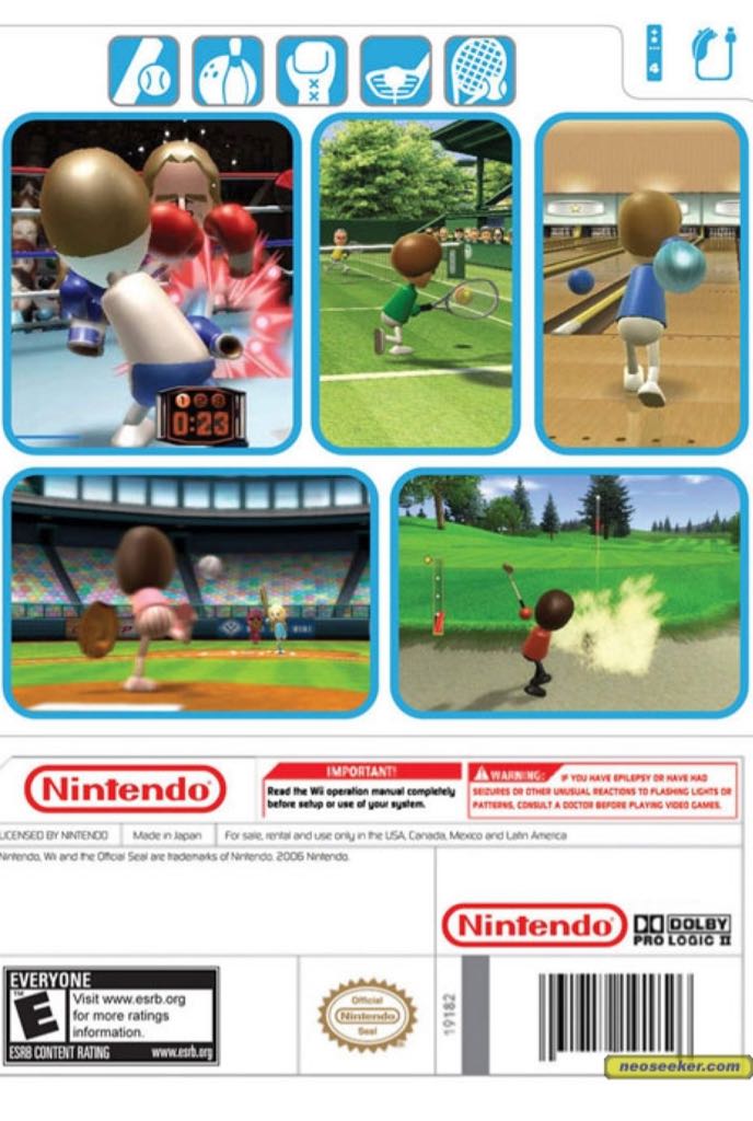Wiisports - Nintendo Wii video game collectible - Main Image 2