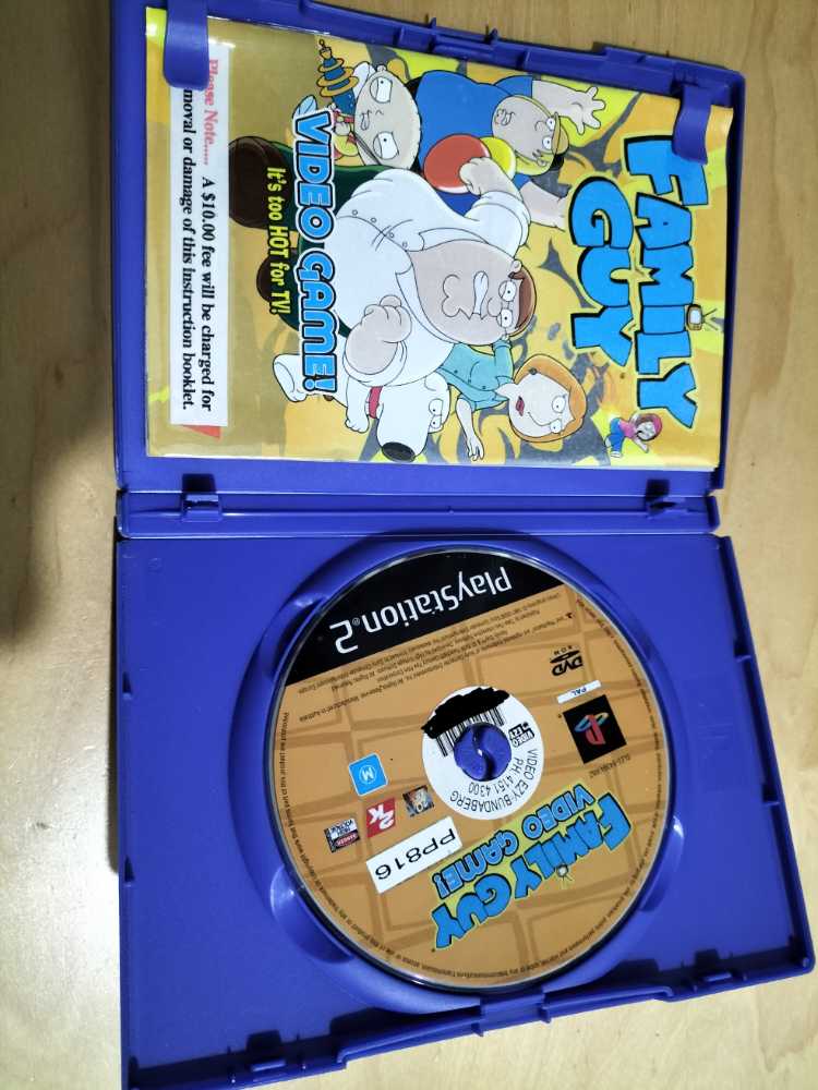 Family Guy Video Game! - Sony PlayStation 2 (PS2) (2K Boston/2K - 1) video game collectible [Barcode 5026555305662] - Main Image 3