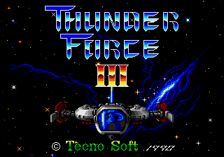 Thunder Force III - Sega Mega Drive (Tecno Soft - 1) video game collectible [Barcode 4907095000358] - Main Image 2