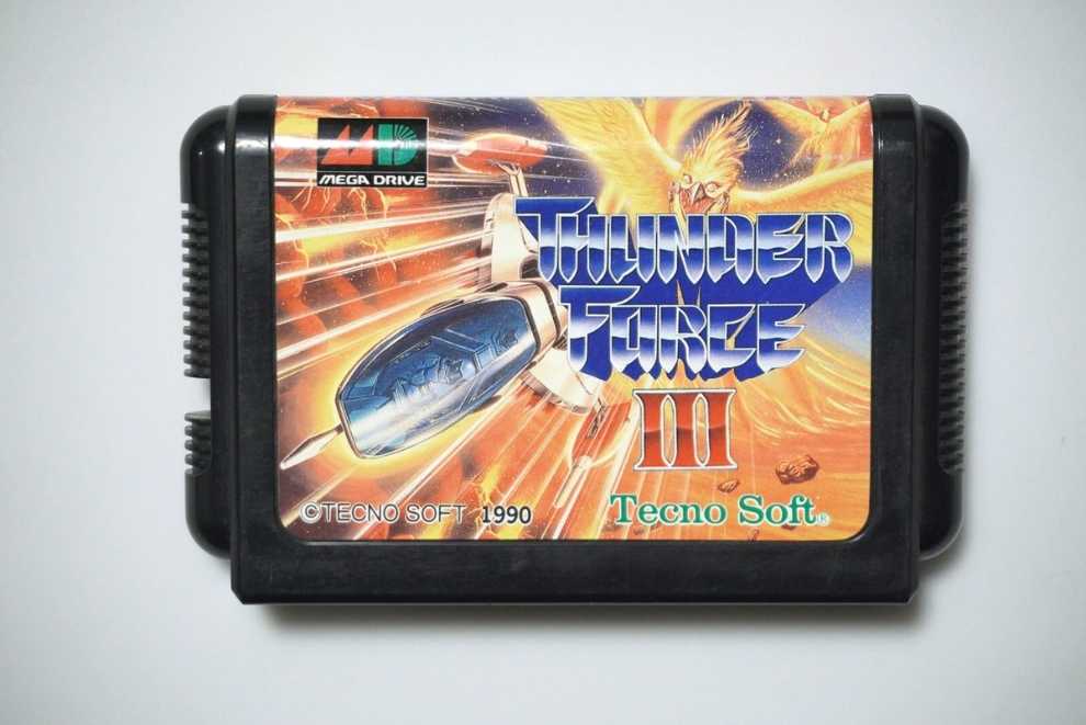 Thunder Force III - Sega Mega Drive (Tecno Soft - 1) video game collectible [Barcode 4907095000358] - Main Image 3
