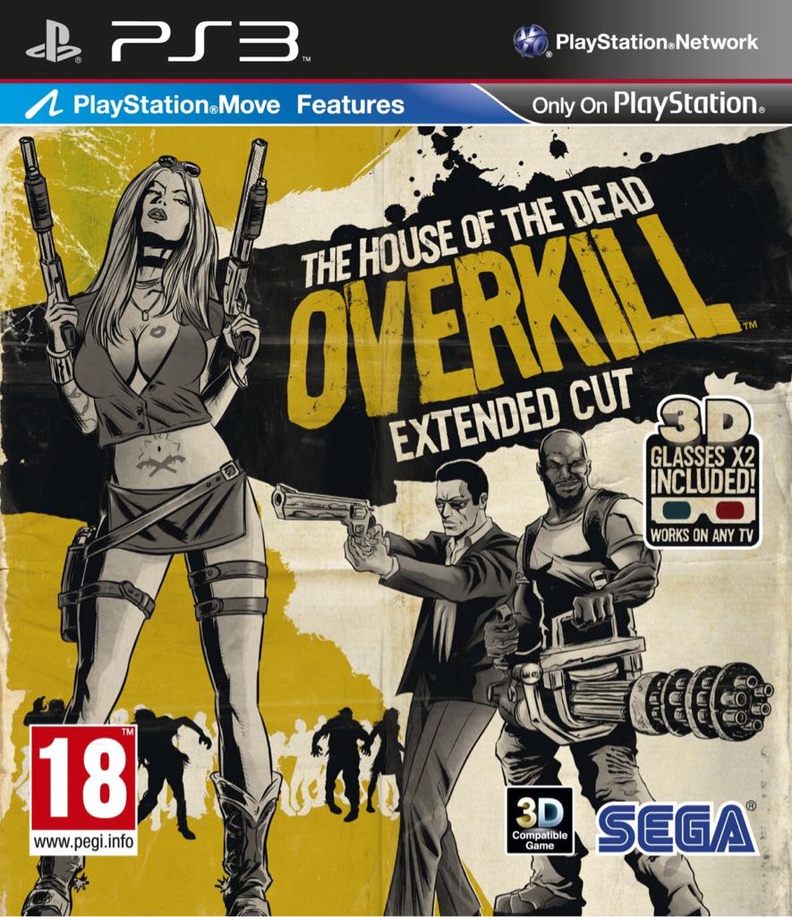 The House of the Dead: Overkill Extended Cut - Sony PlayStation 3 (PS3) video game collectible - Main Image 1