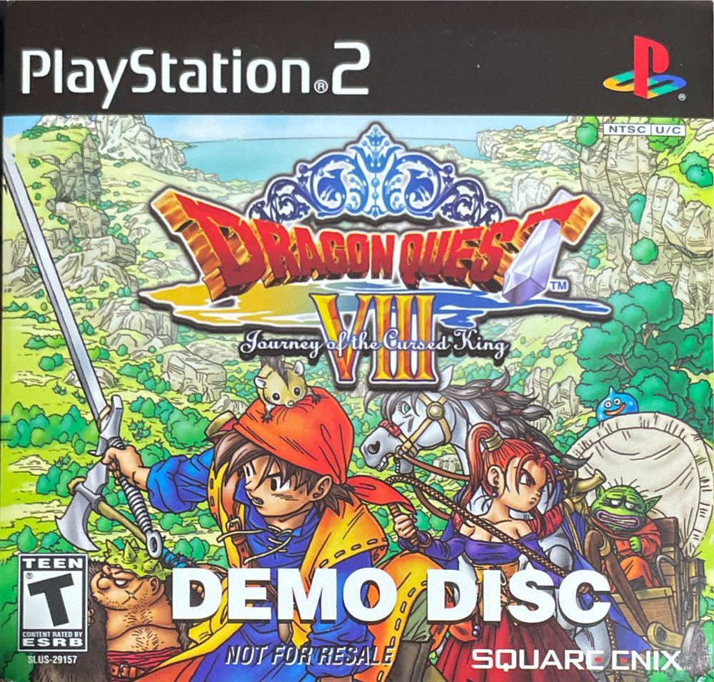 Dragon Quest VIII: Journey of the Cursed King - Sony PlayStation 2 (PS2) (Square Enix - 1) video game collectible [Barcode 662248905013] - Main Image 4