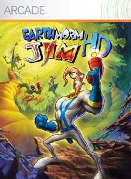 Earthworm Jim HD - Microsoft Xbox Live Arcade (XBLA) video game collectible - Main Image 1