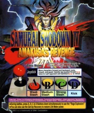 Samurai Showdown IV - SNK Neo Geo MVS (SNK) video game collectible - Main Image 2
