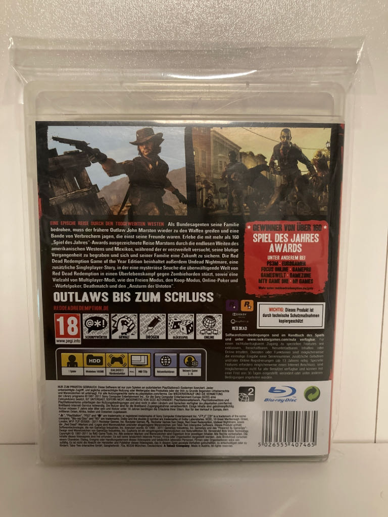 Red Dead Redemption - Game of the Year Edition - Sony PlayStation 3 (PS3) video game collectible [Barcode 5026555407465] - Main Image 2