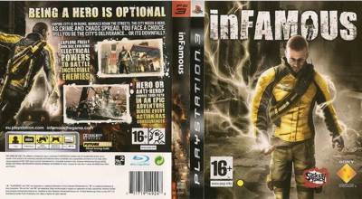 Infamous - Sony PlayStation 3 (PS3) (Sony Computer Entertainment - 1) video game collectible [Barcode 711719133766] - Main Image 2
