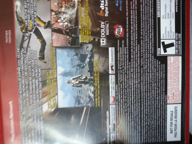 inFamous - Sony PlayStation 3 (PS3) (SCEA - 1) video game collectible [Barcode 711719148944] - Main Image 2