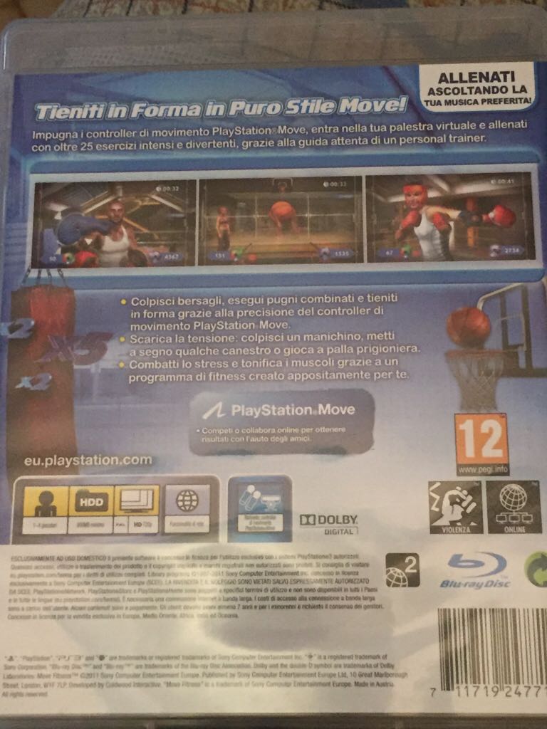 Move Fitness - Sony PlayStation 3 (PS3) video game collectible - Main Image 2