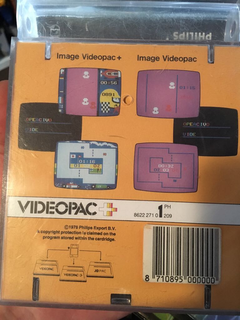 Race - Videopac video game collectible - Main Image 2
