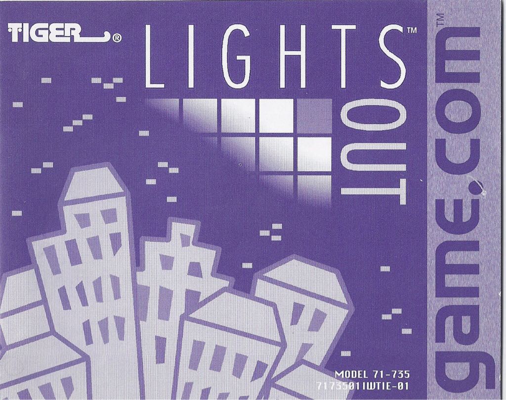 Lights Out - Game.com video game collectible - Main Image 1