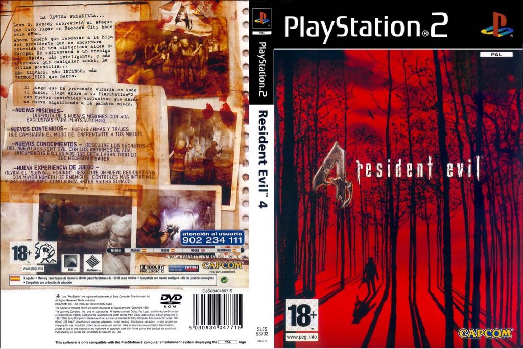 Resident Evil 4 - Sony PlayStation 2 (PS2) (Capcom - 1) video game collectible [Barcode 5030934047715] - Main Image 2