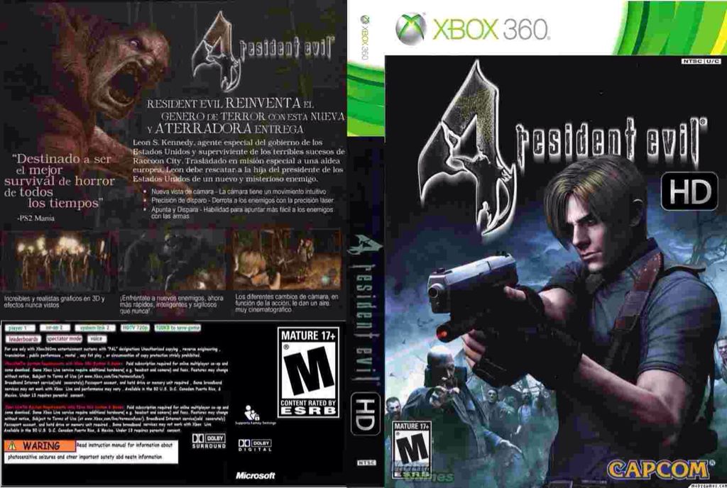Resident Evil 4 - Microsoft Xbox 360 video game collectible - Main Image 1