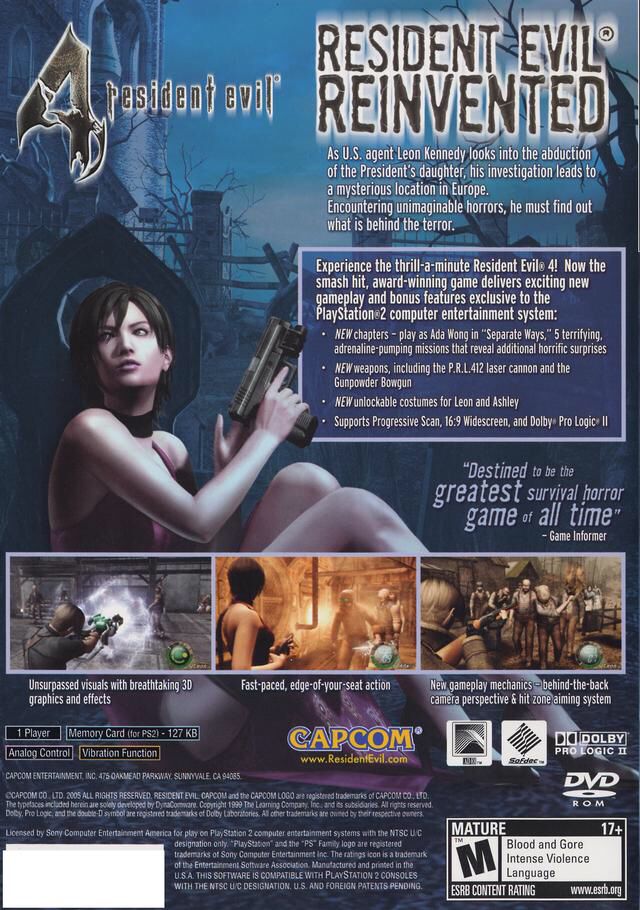 Resident Evil 4 - Sony PlayStation 2 (PS2) (Capcom) video game collectible - Main Image 2