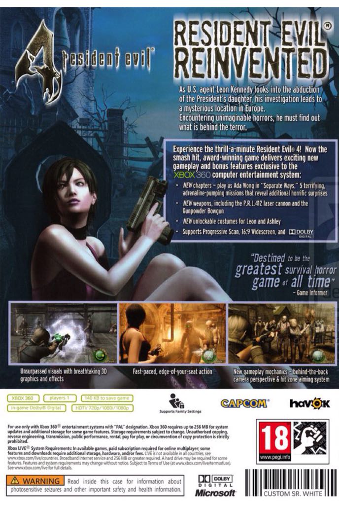 Resident Evil 4 - Microsoft Xbox 360 (Capcom) video game collectible - Main Image 2