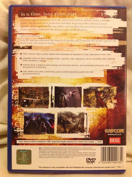 Devil May Cry 2 - Sony PlayStation 2 (PS2) (Capcom - 1) video game collectible [Barcode 5055060920732] - Main Image 2