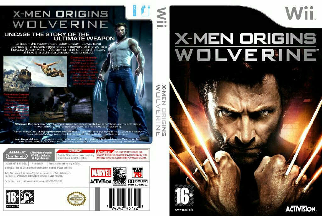 Xmen Origins: Wolverine - Nintendo Wii (1) video game collectible - Main Image 2