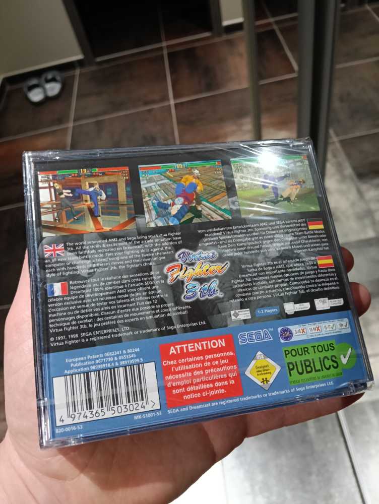 Virtua Fighter 3tb - Sega Dreamcast (Sega - 2) video game collectible [Barcode 4974365503024] - Main Image 3