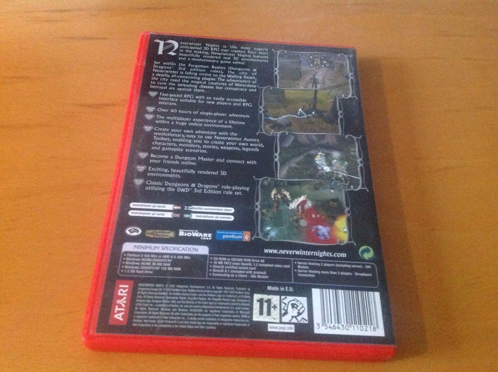 Neverwinter Nights - PC (Atari - 1) video game collectible [Barcode 3546430110218] - Main Image 2