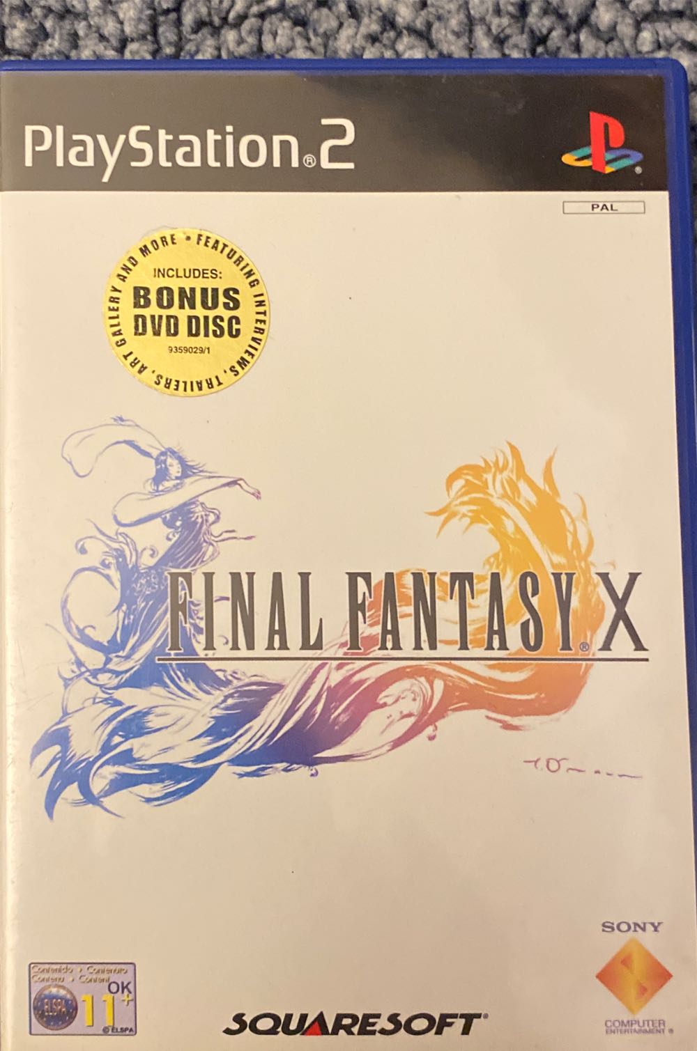 FInal Fantasy X - Sony PlayStation 2 (PS2) (SquareSoft - 1) video game collectible [Barcode 711719359029] - Main Image 4
