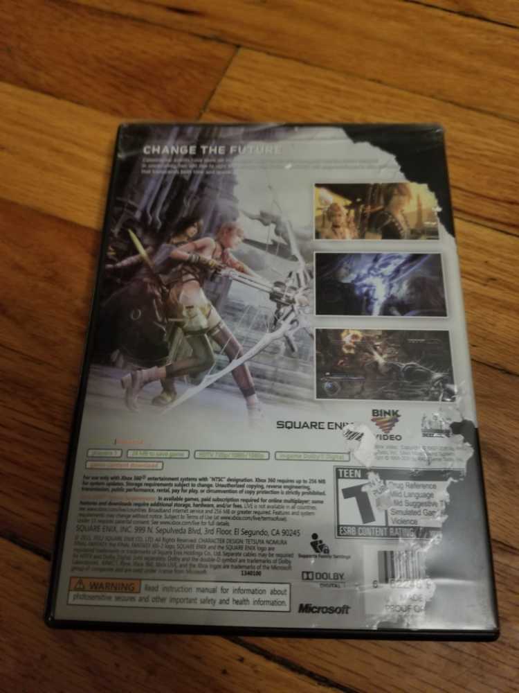 Final Fantasy XIII-2 - Microsoft Xbox 360 (Square Enix - 1) video game collectible [Barcode 662248911137] - Main Image 2