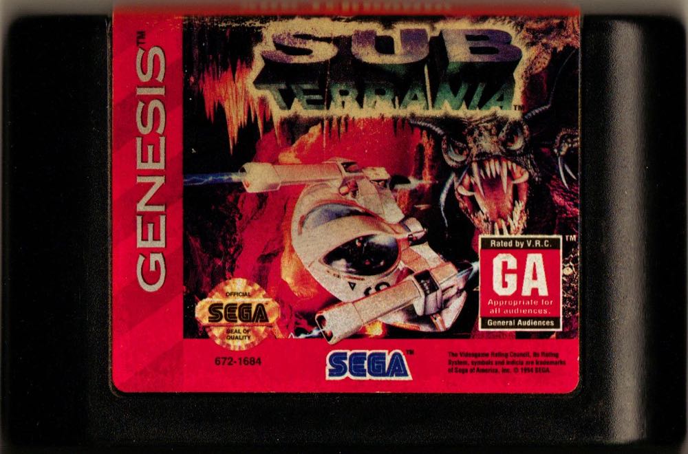 Sub Terrania - Sega Genesis (Mega Drive) (Sega - 1) video game collectible [Barcode 4974365615512] - Main Image 4
