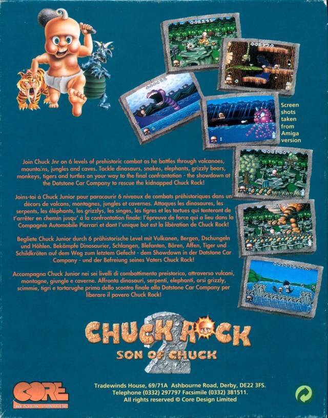 Chuck Rock II: Son Of Chuck - Sega Game Gear video game collectible - Main Image 2