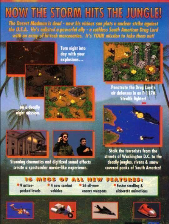 Jungle Strike: The Sequel to Desert Strike - Sega Genesis (Mega Drive) video game collectible - Main Image 2